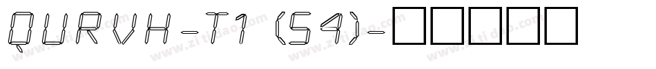 QURVH-T1 (54)字体转换